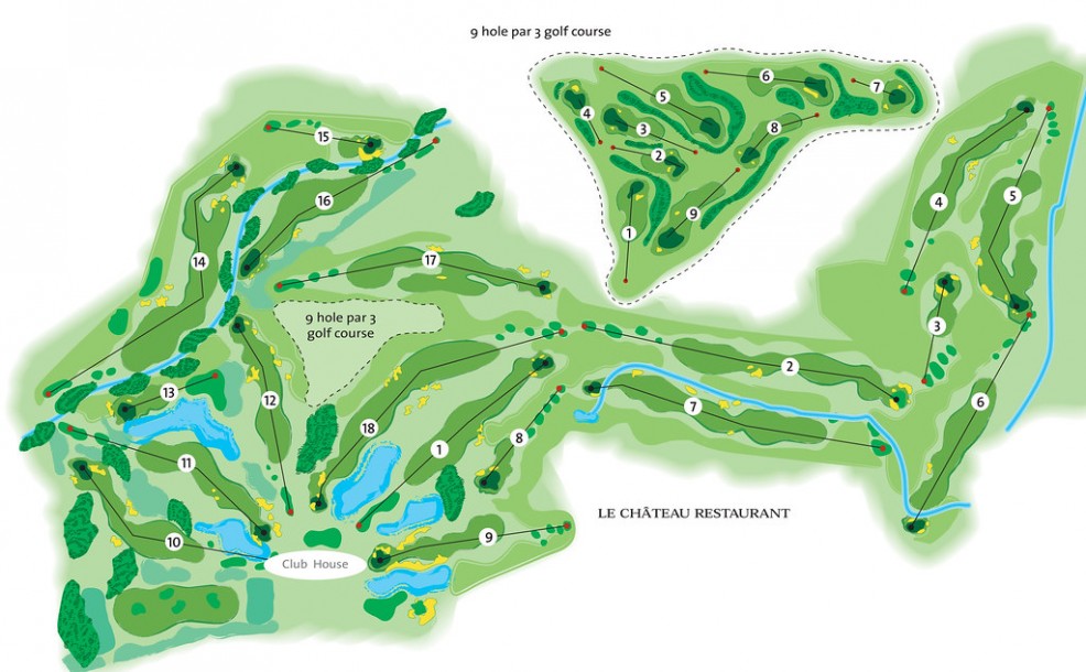 Plán hřiště | Golfové zájezdy, golfová dovolená, luxusní golf